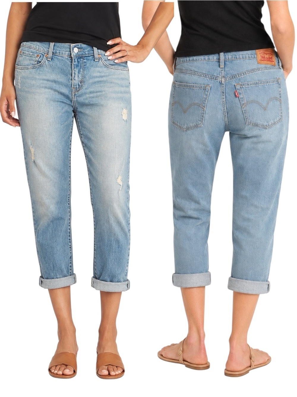 Levi’s Boyfriend Jeans W28 Light Wash Tapered